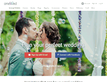 Tablet Screenshot of onewed.com